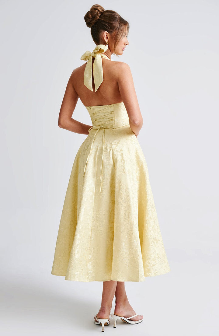 ALMIRA - SWEETHEART VINTAGE MIDI DRESS