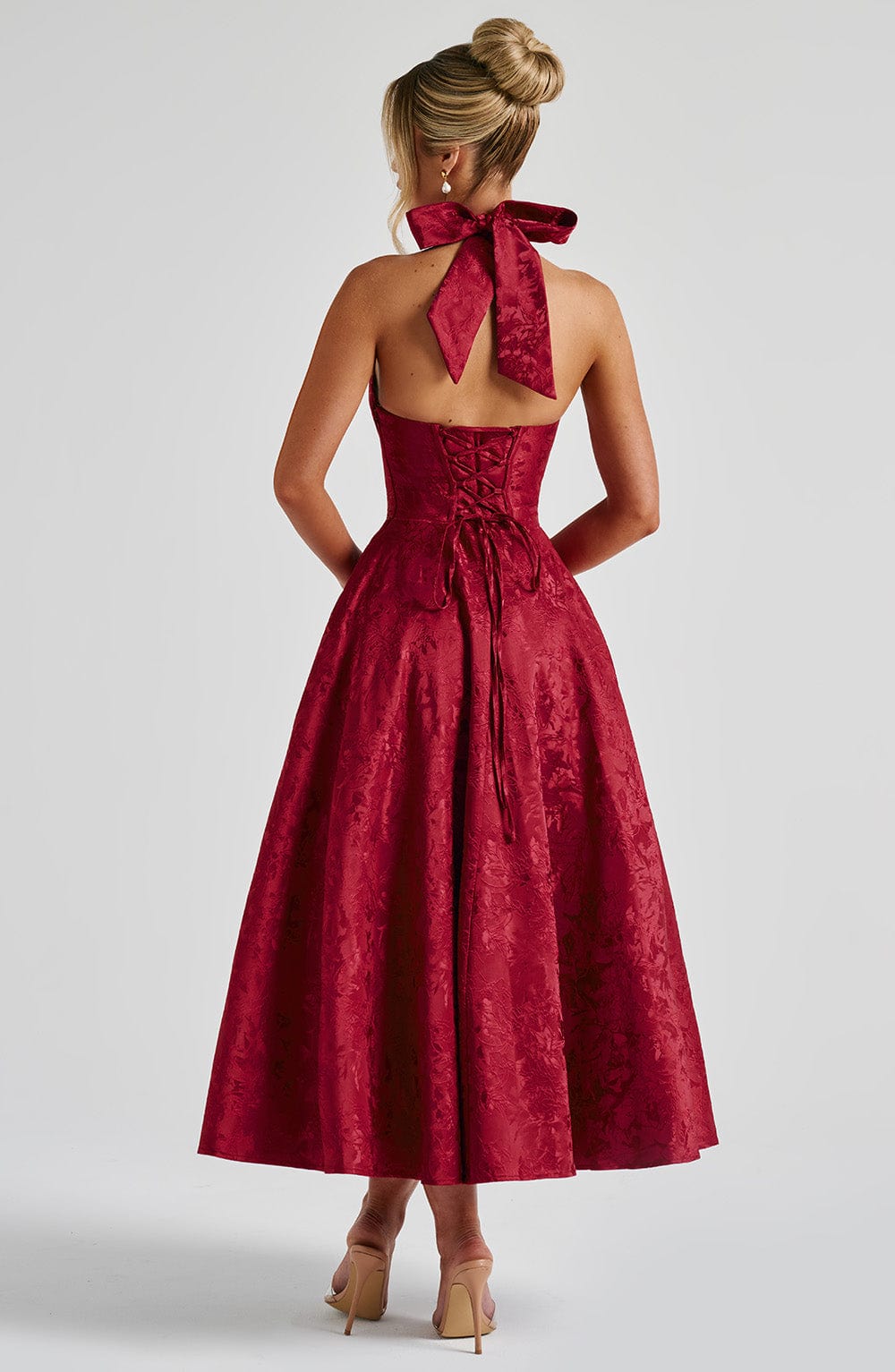 ALMIRA - SWEETHEART VINTAGE MIDI DRESS