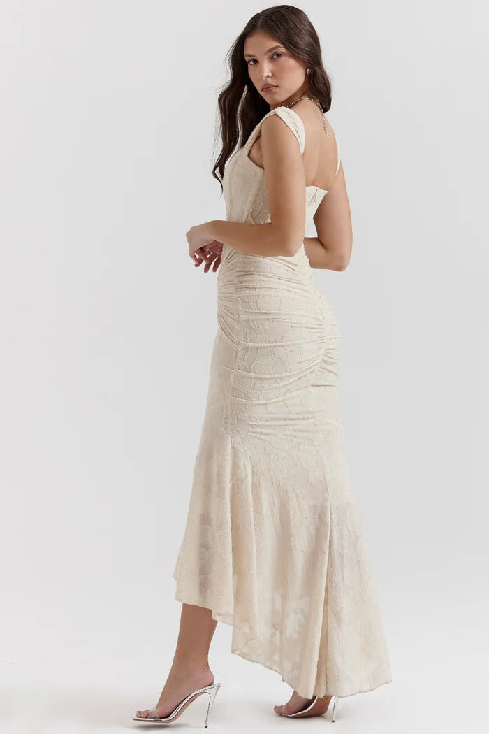WANWAN - BLOSSOM PRINT MAXI GOWN