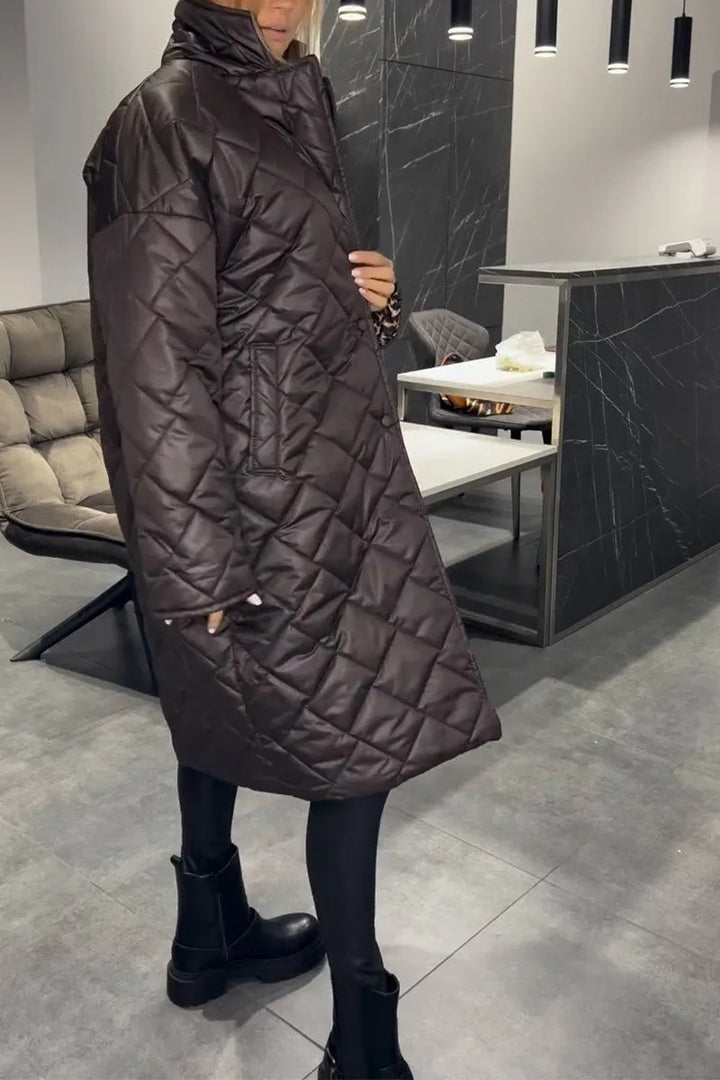 STAYCEE - DIAMOND STITCH CHANGEABLE COAT