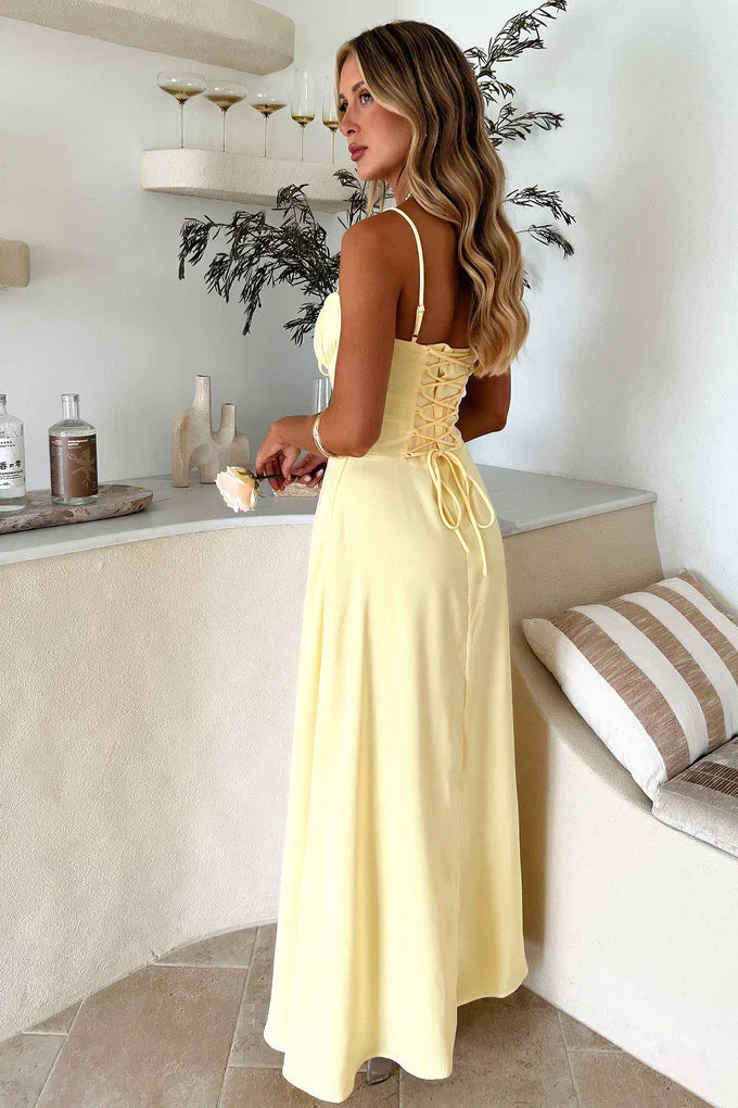 DEVIAN - EFFORTLESS ELEGANT MAXI DRESS