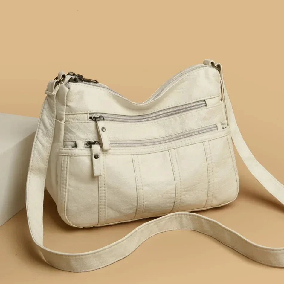 Oriana - Luxury PU Leather Multi-Layer Pockets Bag